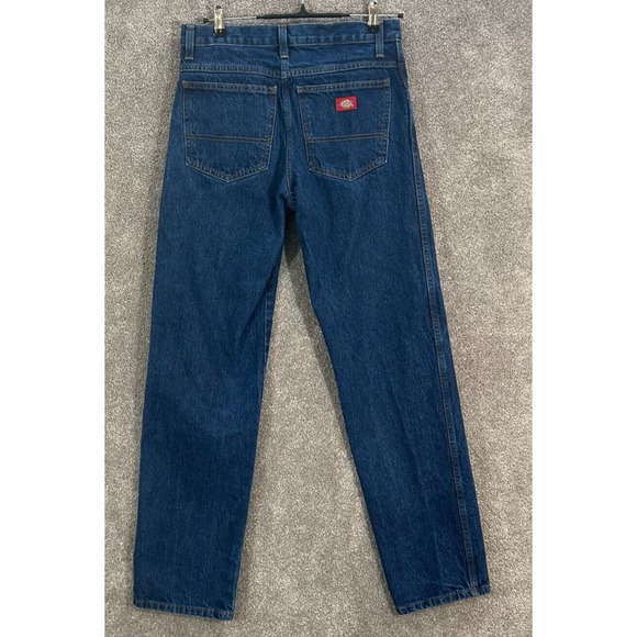 Dickies Jeans Mens 30X34 Blue Measures 30X33 Straight Leg Dark Wash - Picture 4 of 9